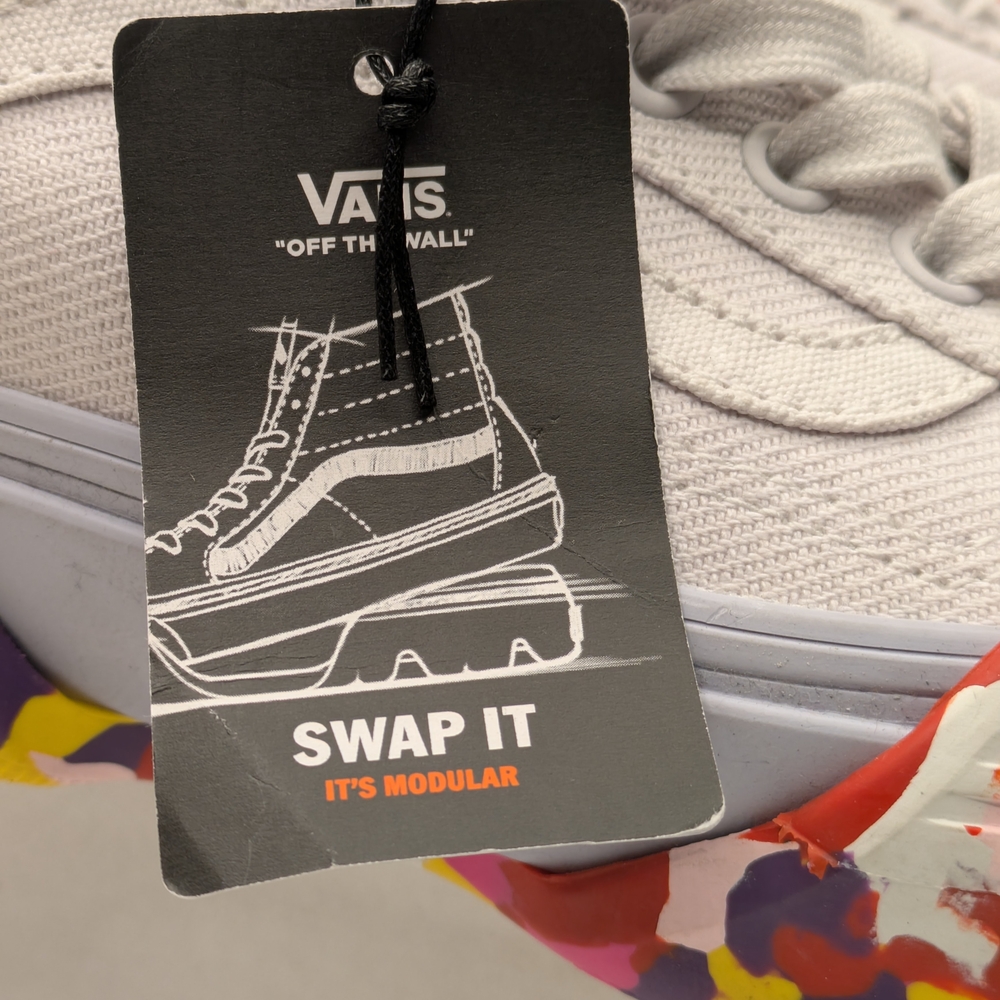 Vans  Multicolor Athletic Shoes Old Skool Tapered Rainbow Swirl Nimbus Cloud - Picture 5 of 11